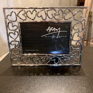 Michael Aram Silver Heart Frame 4x6